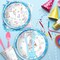 Ice Skating Birthday Party Decorations Tableware - Ice Skating Party Supplies, Plate, Cup, Napkin, Tablecloth, Cutlery, Winter Wonderland Ice Skating Birthday Decorations For Girls | Serves 24